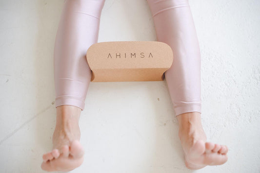 The Ahimsa Block, ergonomic yoga block