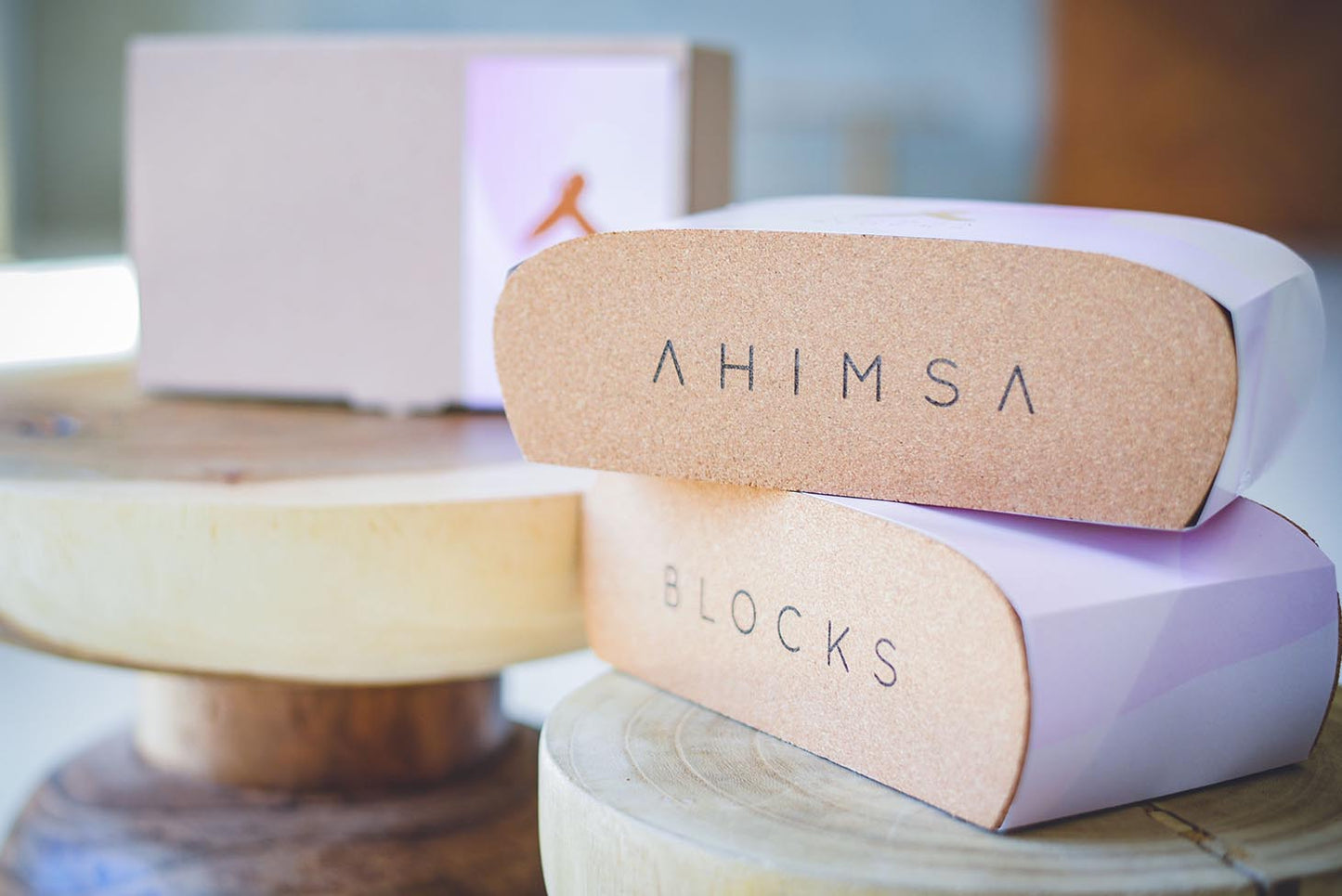 The Ahimsa Block, ergonomic yoga block